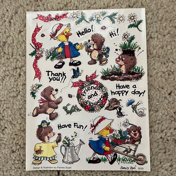 Brand new Suzy’s Zoo greetings stickers - Picture 1 of 1